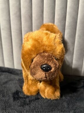 Ganz Brown Bear Plush 8” Stuffed Animal Soft Toy Embroidered Paw Cute Teddy